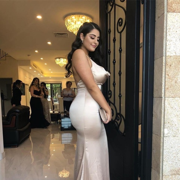 Portia and Scarlett Dana Gown in Champagne - Picture 11 of 11